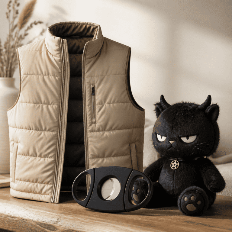 3 Unexpected Finds: A Lightweight Men’s Vest, Portable Cigar Cutter, and Funny Lucifer Cat Plush 3 Unexpected Finds: A Lightweight Men’s Vest, Portable Cigar Cutter, and Funny Lucifer Cat Plush