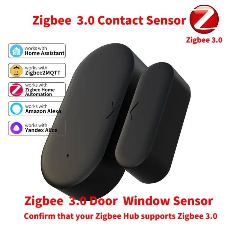 Zigbee 3.0 Contact Sensor Door Sensor Window Sensor Zigbee Hub Required workwith Home Assistant Yand Zigbee 3.0 Contact Sensor Door Sensor Window Sensor Zigbee Hub Required workwith Home Assistant Yand