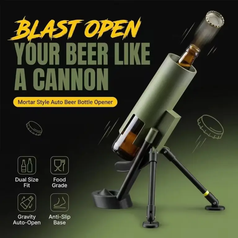 51mm Tactical Bottle Opener with Cap Launcher 51mm Tactical Bottle Opener with Cap Launcher