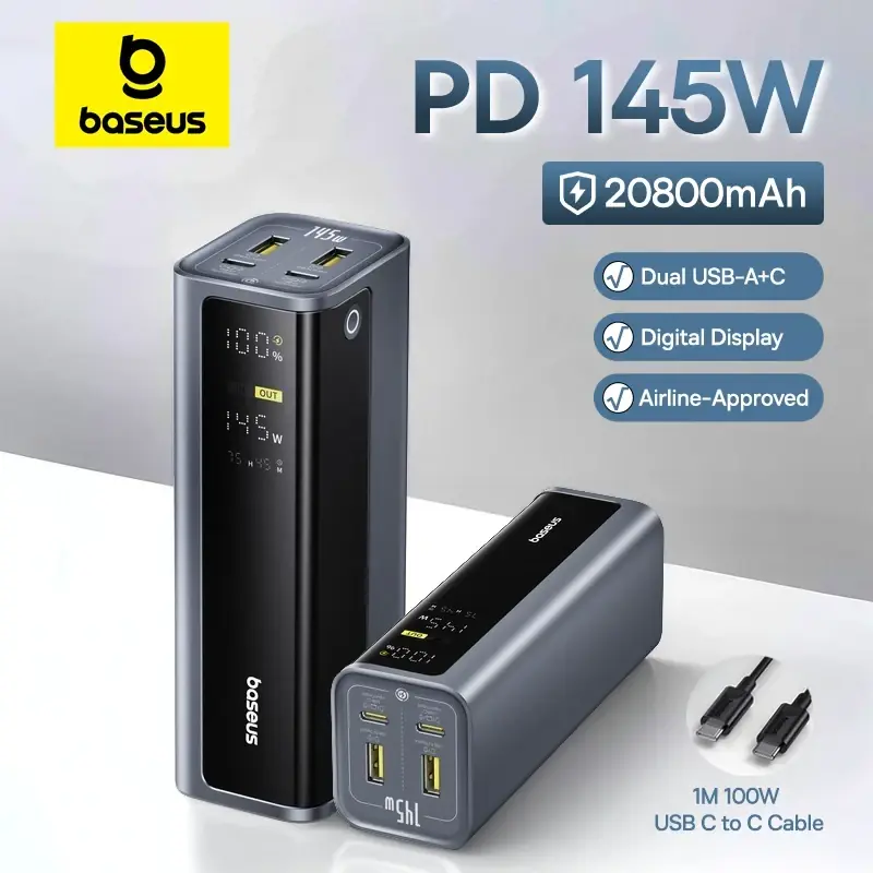 Baseus 145W powerbank on AliExpress
