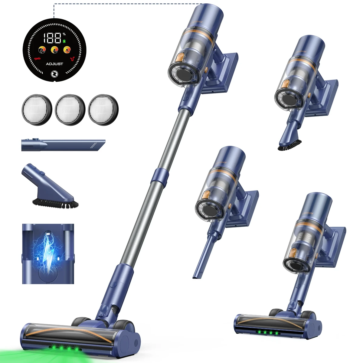 Laresar V11 650W Cordless Vacuum Cleaner Laresar V11 650W Cordless Vacuum Cleaner