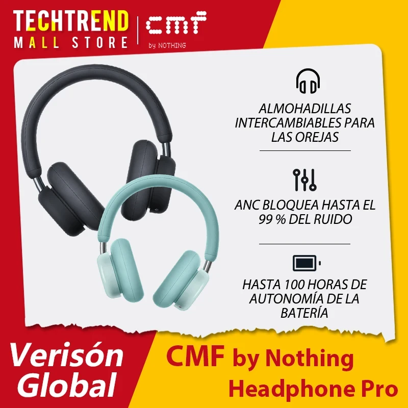 CMF Headphone Pro ANC with up to 100-hour battery CMF Headphone Pro ANC with up to 100-hour battery