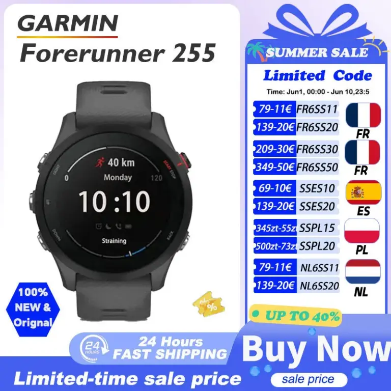 Garmin Forerunner 255 Sports Smartwatch - Specifications and Review