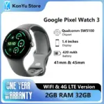 Google Pixel Watch 3 Смарт часовник Google Pixel Watch 3 41 мм и 45 мм WiFi/LTE - характеристики и ревю wiki on AliExpress