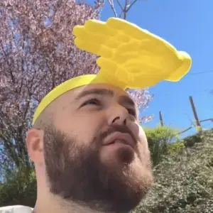 AliExpress deal on 3D Hand Sun Visor for Beach