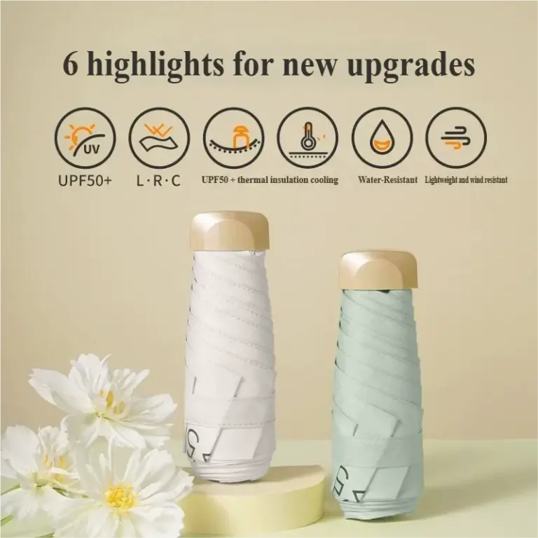 Mini Pocket Umbrella with UV Protection Mini Pocket Umbrella with UV Protection