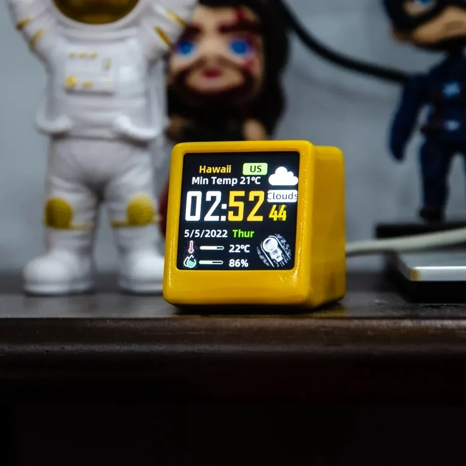 Mini Wi-Fi Weather Clock with IPS Screen Mini Wi-Fi Weather Clock with IPS Screen