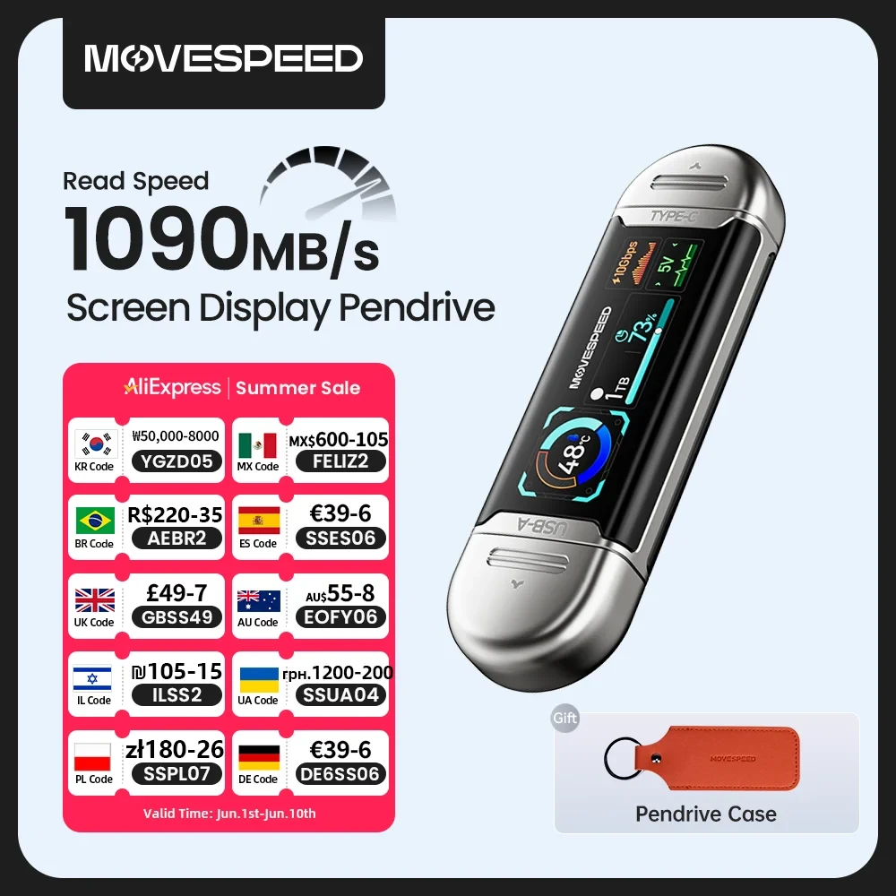 MOVESPEED SU10 SSD Flash Drive up to 1090MB/s MOVESPEED SU10 SSD Flash Drive up to 1090MB/s