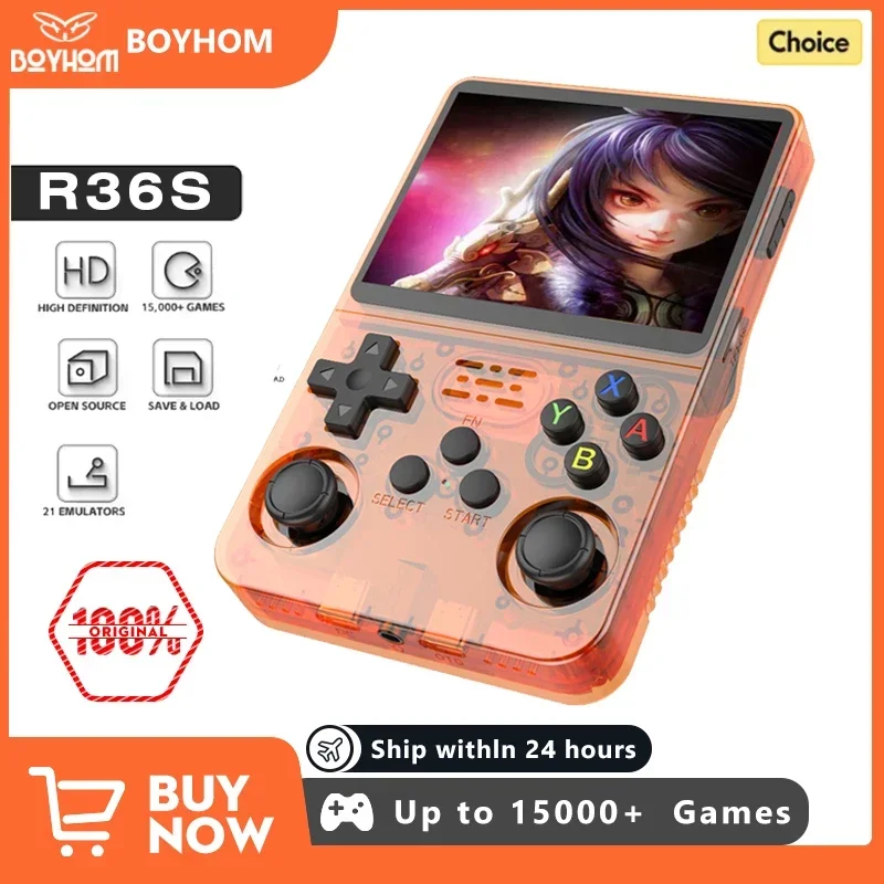 open source r36s retro handheld video game console linux system 3.5 inch ips screen portable pocket open source r36s retro handheld video game console linux system 3.5 inch ips screen portable pocket