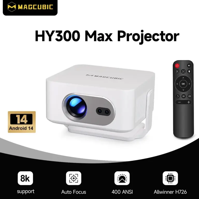 Modern 4K Projector with Wi-Fi and Bluetooth