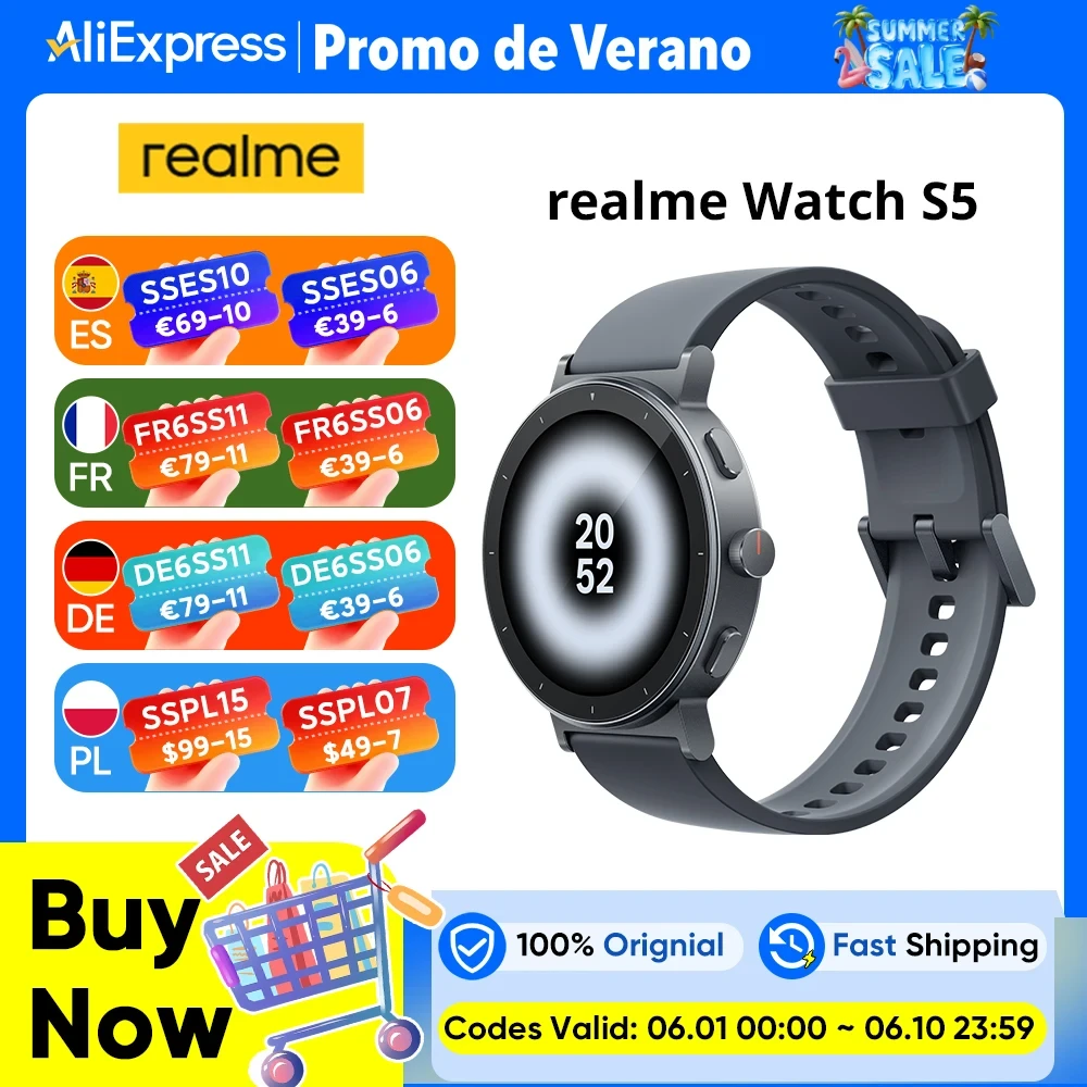 realme Watch S5 Smartwatch for Everyday Use realme Watch S5 Smartwatch for Everyday Use