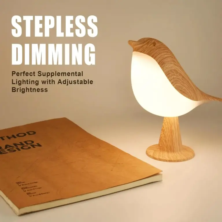 Small Cordless Bird Desk Lamp