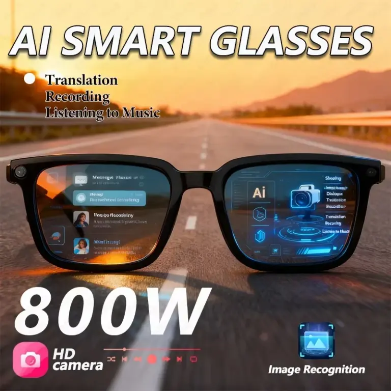 2026 New AI Smart Glasses AI Translation 8MP HD Camera 4K Shooting Image Conversation Recording Listening To Music Smart Glasses 2026 New AI Smart Glasses AI Translation 8MP HD Camera 4K Shooting Image Conversation Recording Listening To Music Smart Glasses