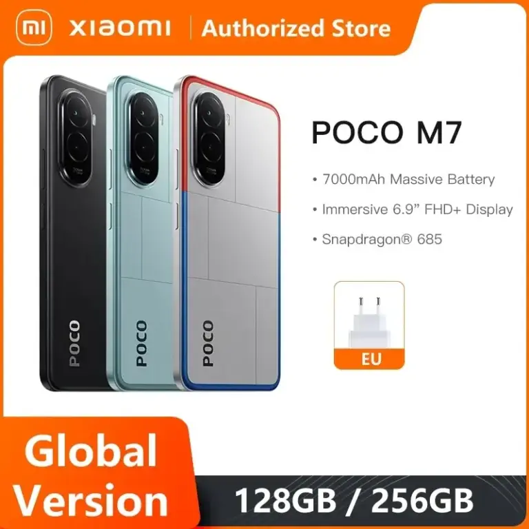POCO M7: Powerful smartphone with 7000mAh battery