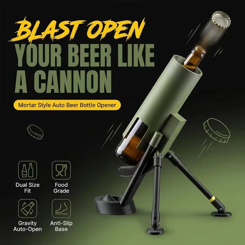 51mm Tactical Bottle Opener with Cap Launcher 51mm Tactical Bottle Opener with Cap Launcher