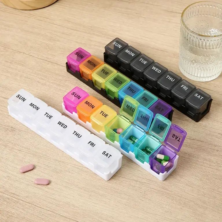 Weekly Pill Box for Travel and Home Weekly Pill Box for Travel and Home