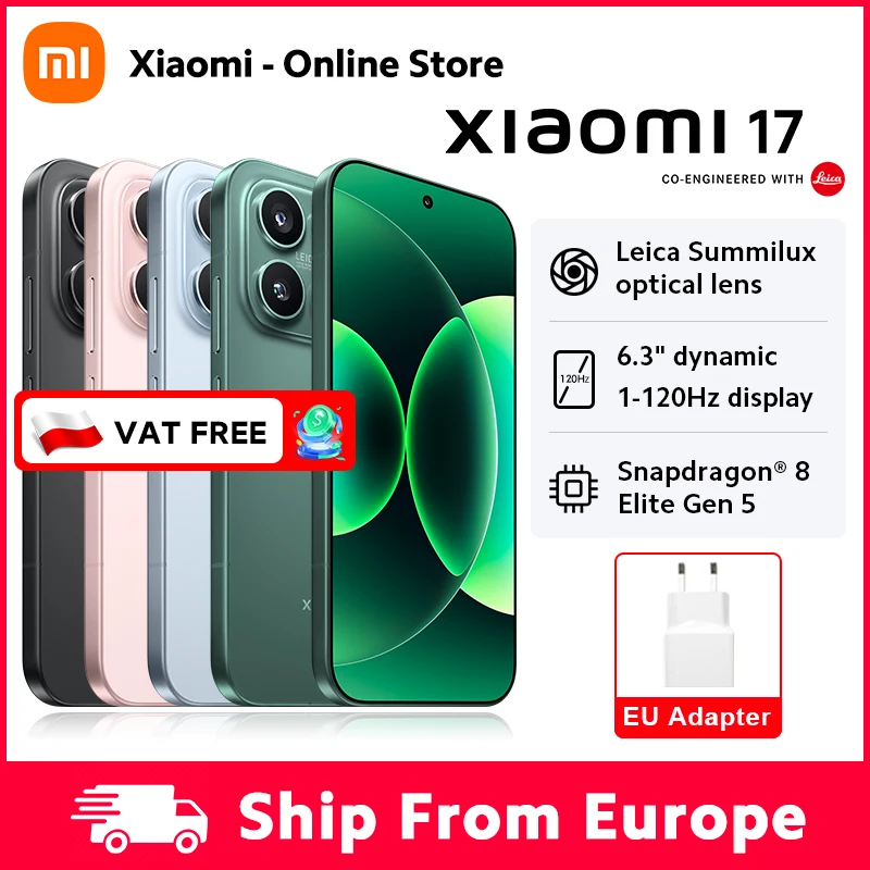 Xiaomi 17 Global Version Smartphone 12GB RAM 256GB / 512GB ROM – Specifications and Review