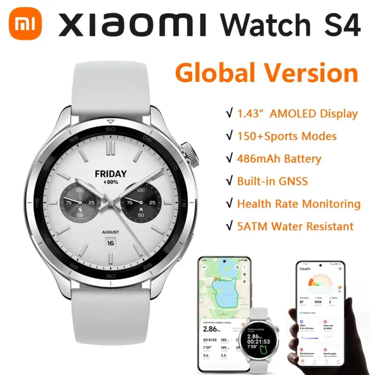 Xiaomi Watch S4 Смарт часовник Xiaomi Watch S4 1.43 AMOLED - характеристики и ревю wiki on AliExpress