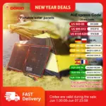 Dokio 18V Сгъваем соларен панел Dokio 18V 97W 150W 195W 295W с 12V контролер - характеристики и ревю wiki on AliExpress
