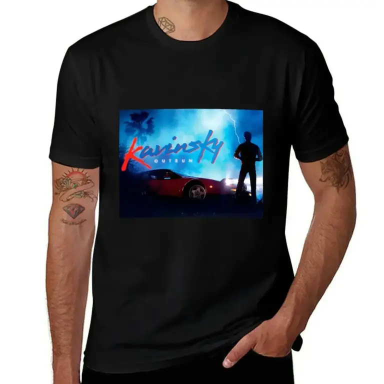 Kavinsky Outrun tshirt on AliExpress