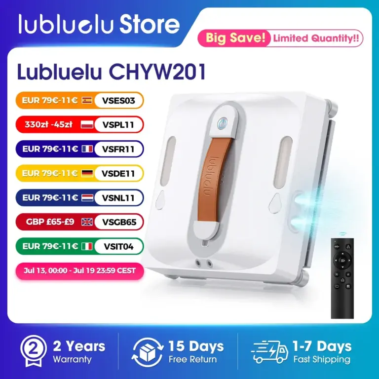 Lubluelu WindowWasher robot on AliExpress