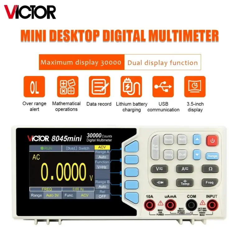 Victor 8045mini multimeter on AliExpress