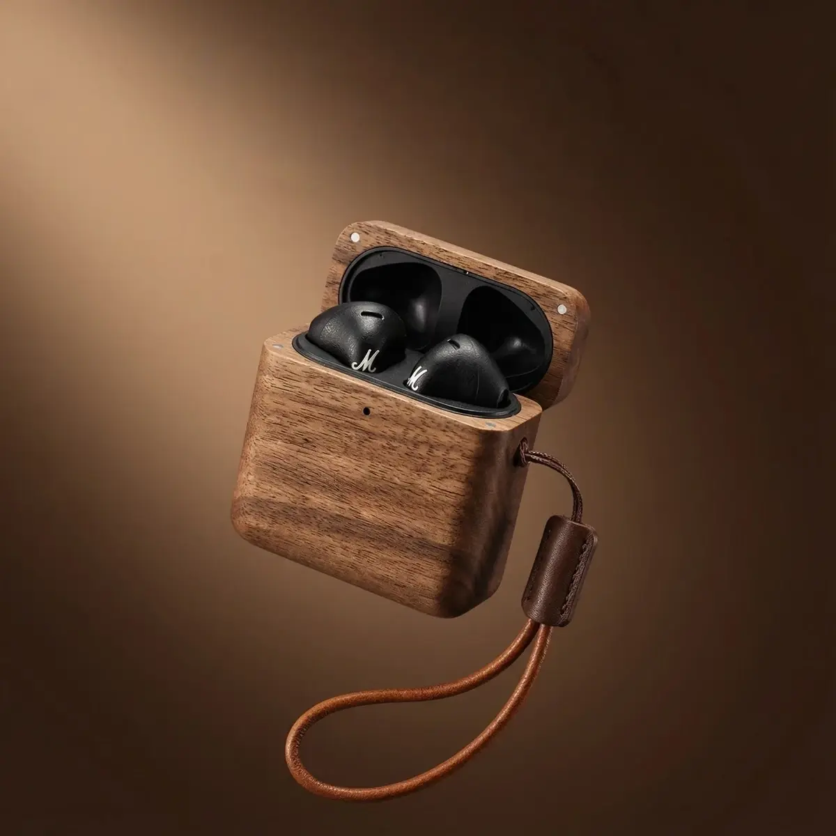 Walnut Case for Marshall MINOR IV – Handmade Style Walnut Case for Marshall MINOR IV – Handmade Style