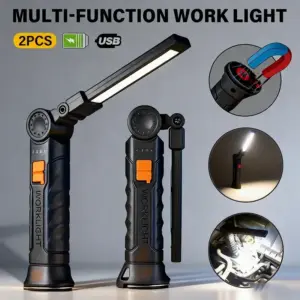 COB LED Work Light with Magnet and USB Charging
