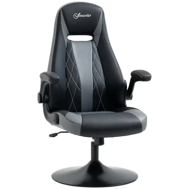 Ergonomic Gaming Chair with 360° Metal Base