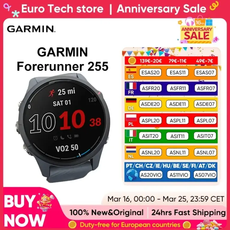 AliExpress deal on Garmin Forerunner 255 Sports Smartwatch 46mm
