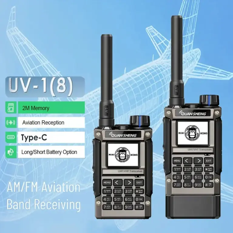 Quansheng UV-K1(8) Air Band Radio with USB-C Quansheng UV-K1(8) Air Band Radio with USB-C