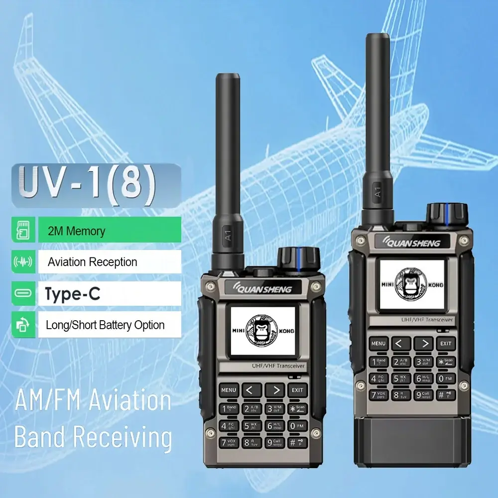 Quansheng UV-K1(8) Air Band Radio with USB-C Quansheng UV-K1(8) Air Band Radio with USB-C