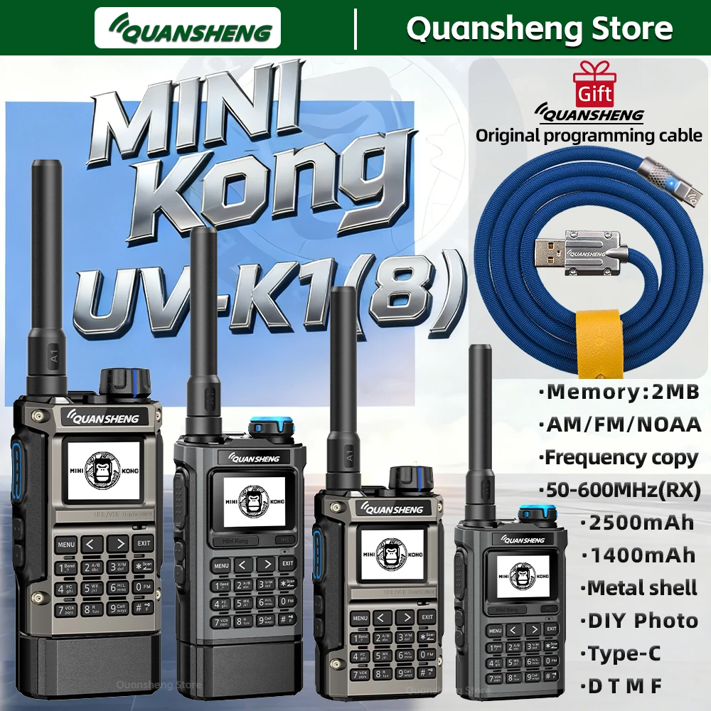 Quansheng UV-K1 8 MINI Walkie Talkie Radio Transceiver - Specifications and Review Quansheng UV-K1 8 MINI Walkie Talkie Radio Transceiver - Specifications and Review