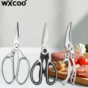 WXCOO Kitchen Scissors and Folding Knife Set