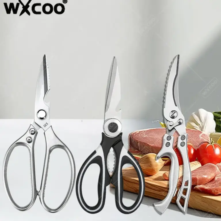 WXCOO Kitchen Scissors and Folding Knife Set WXCOO Kitchen Scissors and Folding Knife Set